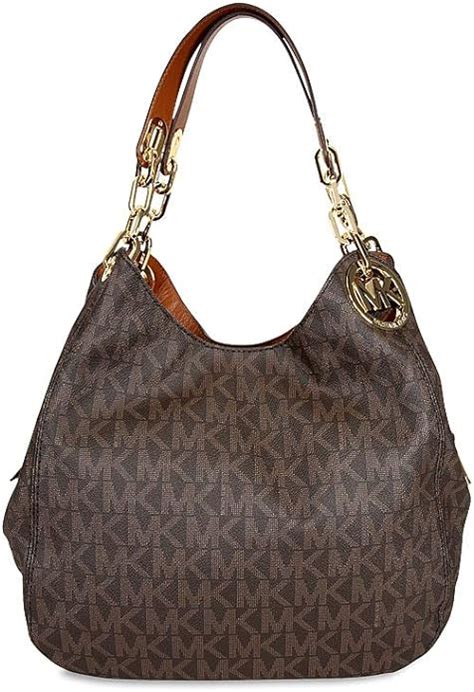 michael kors tasche damen handtasche 30h4gftl3b fulton braun brown women|michael kors women's brown.